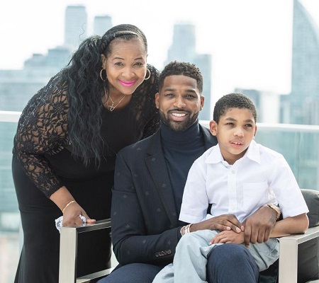 andrea thompson with her son Amari