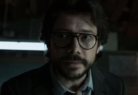 Actor Álvaro Morte as Sergio Marquina (The Professor)