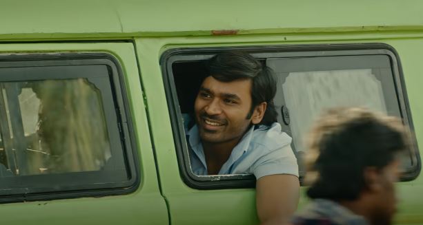 Actor Dhanush as Balamurugan or Bala Gangadhar Tilak