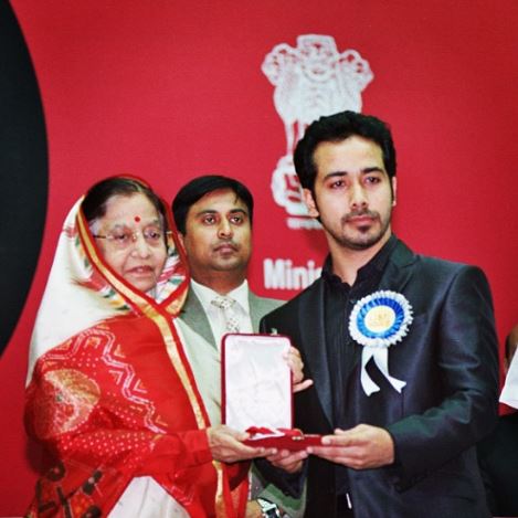 An old photo of Abhishek