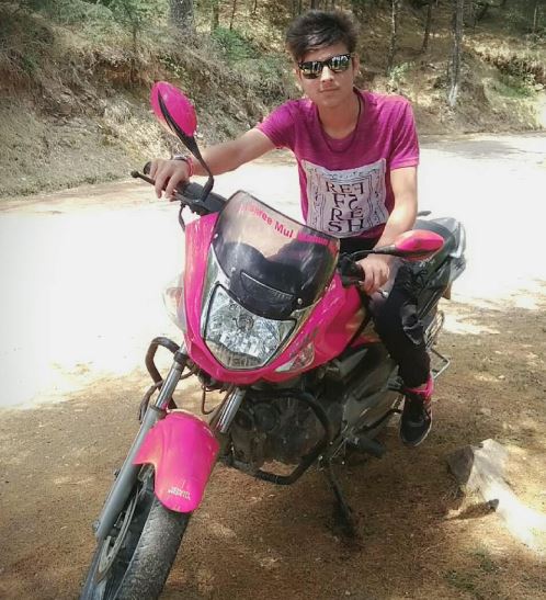 An old photo of Nitish