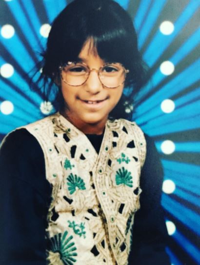An old photo of Sabrina Siddiqui