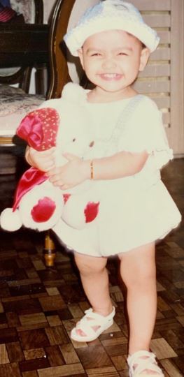 Ayesha Kanga childhood image