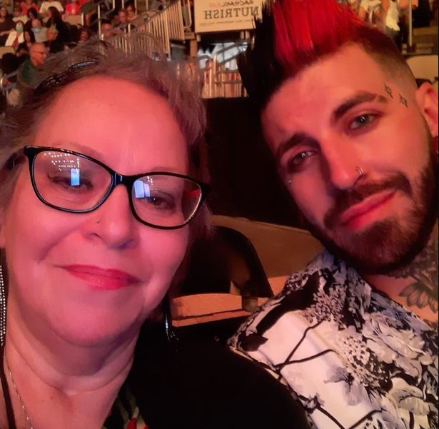 Bobby with his mother Michelle Surmacz Nichols