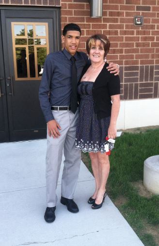 Boo Buie and his mother