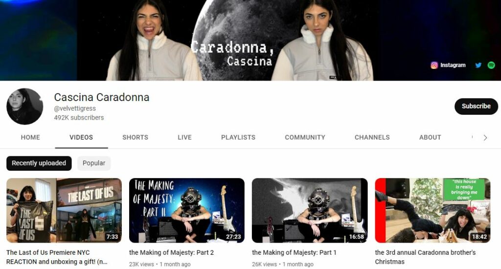 Cascina Caradonna YouTube channel