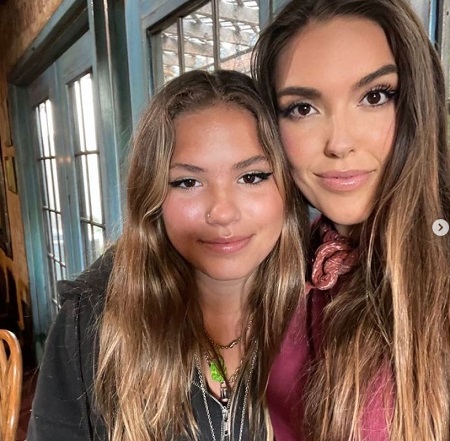 Casey Loza with daughter