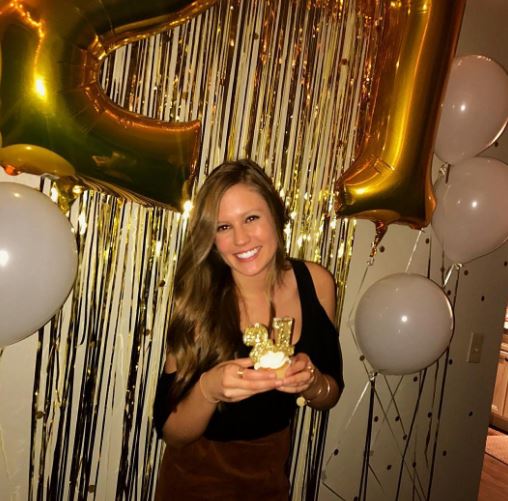 Christina on her 21st birthday