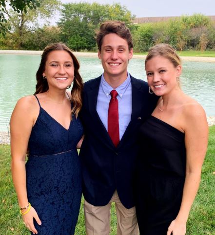 Christina with her siblings Benjamin Chillon and Julia Chillon