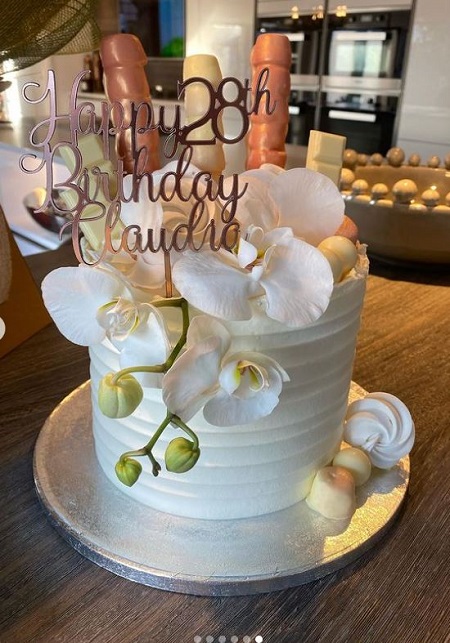 Claudia Fogarty celebrating her 28th Birthday