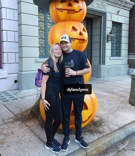 Dylan Lyons with hsi girlfriend