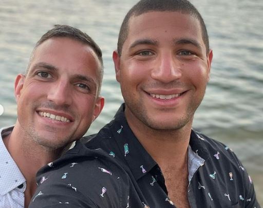 Evan Lambert with his husband