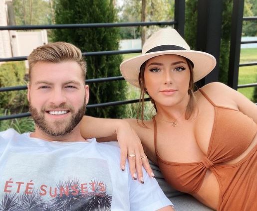 Evan and his Fiancée Hailie Jade