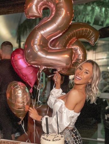 Flor Moyano celebrated 26th birthday
