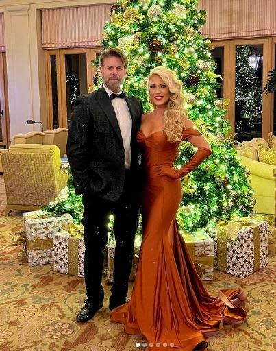 Gretchen with her partner Slade Smiley