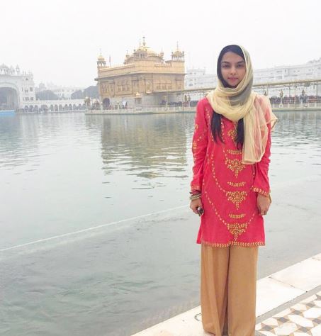 Ishita Advani at Golden Temple