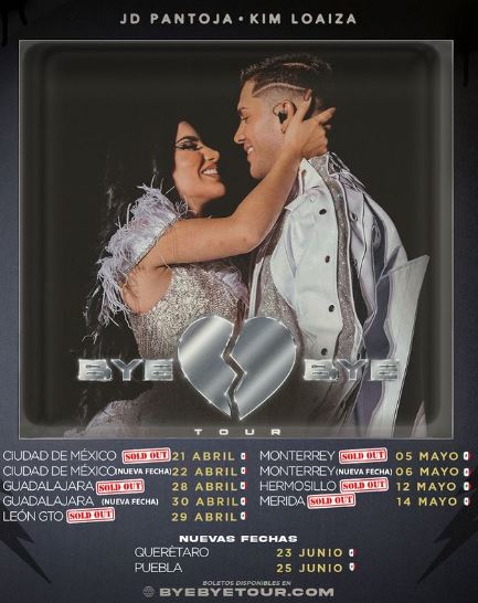 JD Pantoja and Kimberly Loaiza's Bye-Bye Tour