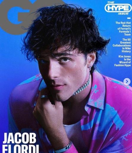 Jacob Elordi on the cover page of GQ
