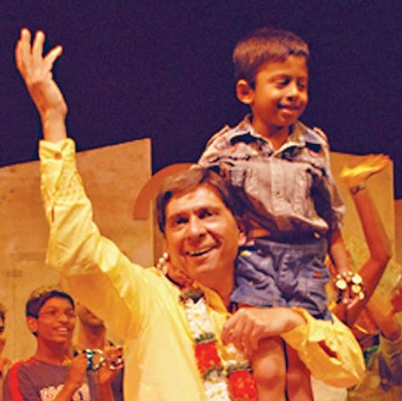 Javed Khan Amrohi was a theatre artist