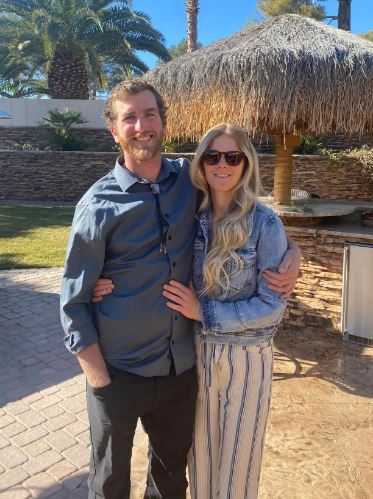 Jenna with her husband Kyle Smaine
