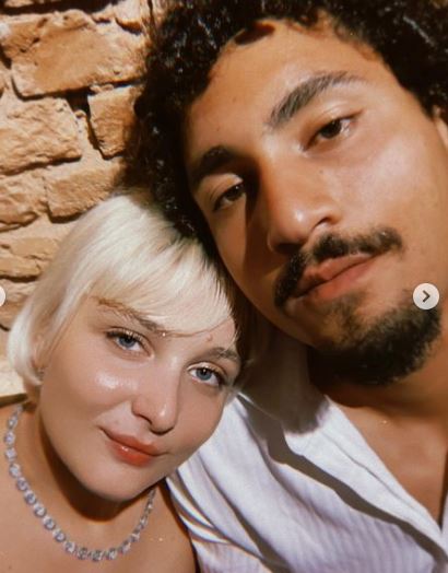 Jian with his girlfriend Daniele Mioranza