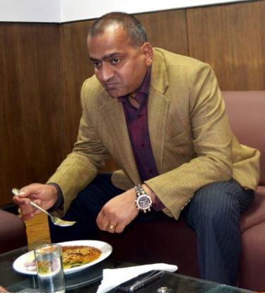Kailash Sirohiya likes eating food