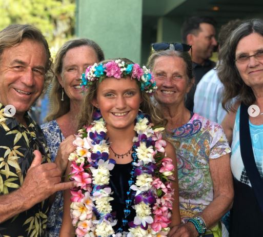 Larry with his family