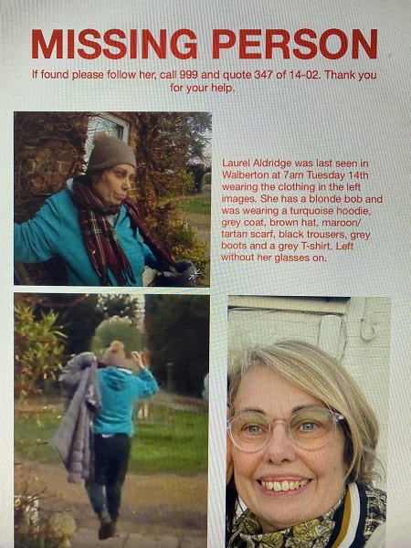 Laurel Aldridge missing