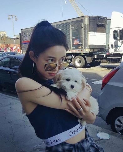 Lee Da is an animal lover