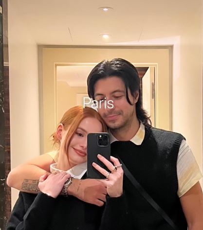 Madelaine Petsch with rumored boyfriend