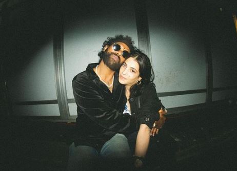 Madhyama with her boyfriend Josh Fernandez
