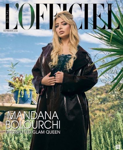 Mandana featured on magazine covers