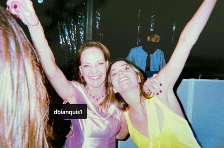 Mariel Molino with her mother