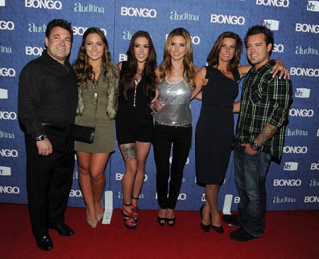 Mark, Samantha, Casey, Audrina, Lynn and Marky Patridge
