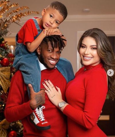 Monique with her husband Rodrigues Fred and son Benjamin