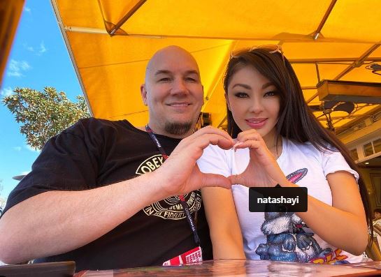 Natasha and her husband Jeffrey ‘JV’ Vandergrift