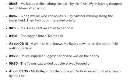 Nicola Bulley missing