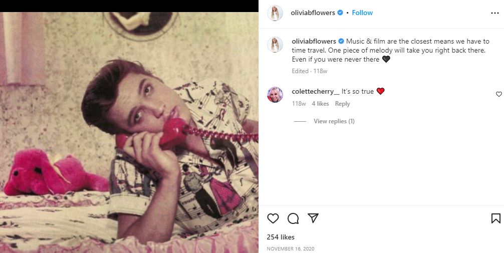 Olivia Flowers favorite singer