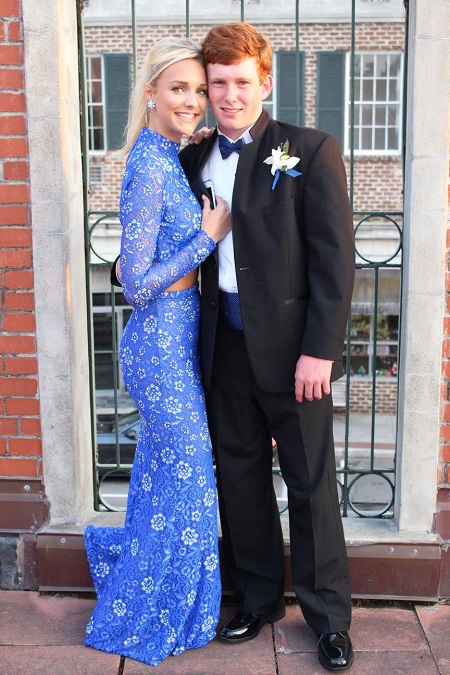 Paul Murdaugh with his girlfriend