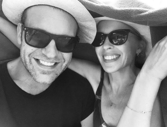 Paul Solomons with Kylie Minogue