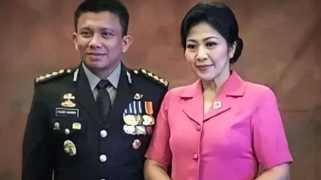 Putri Chandrawathi and her husband