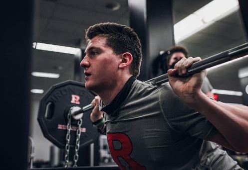 Ryan Keeler does workout