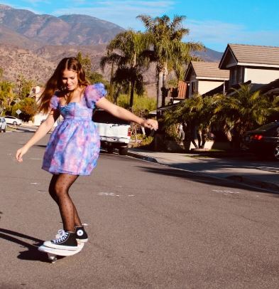 Sadie Raine Loza loved skateboarding