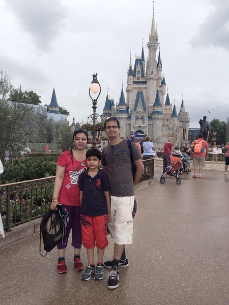 Sanjeev Godha in Disney Land