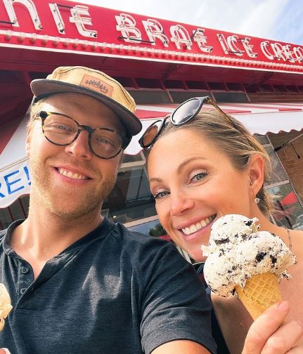 Sarah Herron with fiancé Dylan Brown