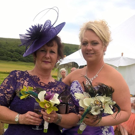 Sasha Walpole with her mother Lyn Alvis