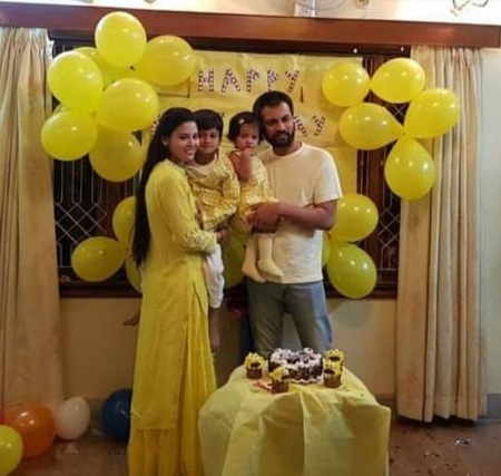 Sudhri Reddy celebrating his kids birthday