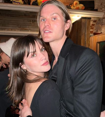 Tessa with her friend Nicholas Jakola