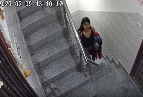 The CCTV footage of Nikki Yadav