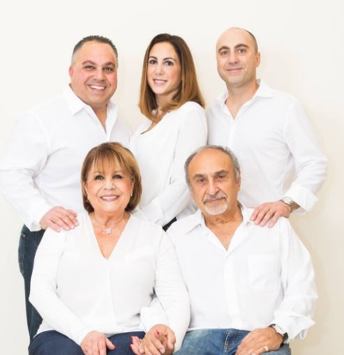 Tina Glandian father, mother and brothers